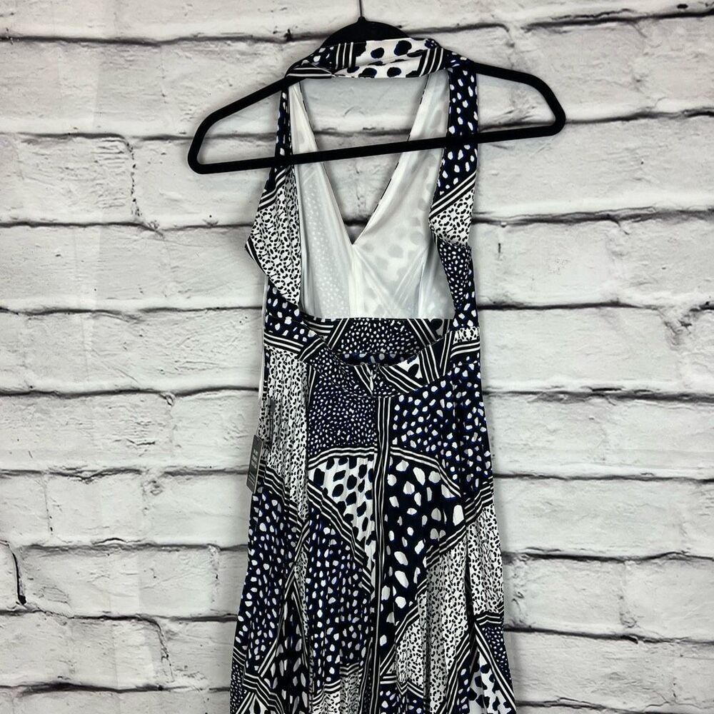 Express Women's Size 2 Black Patchwork Asymmetric… - image 7